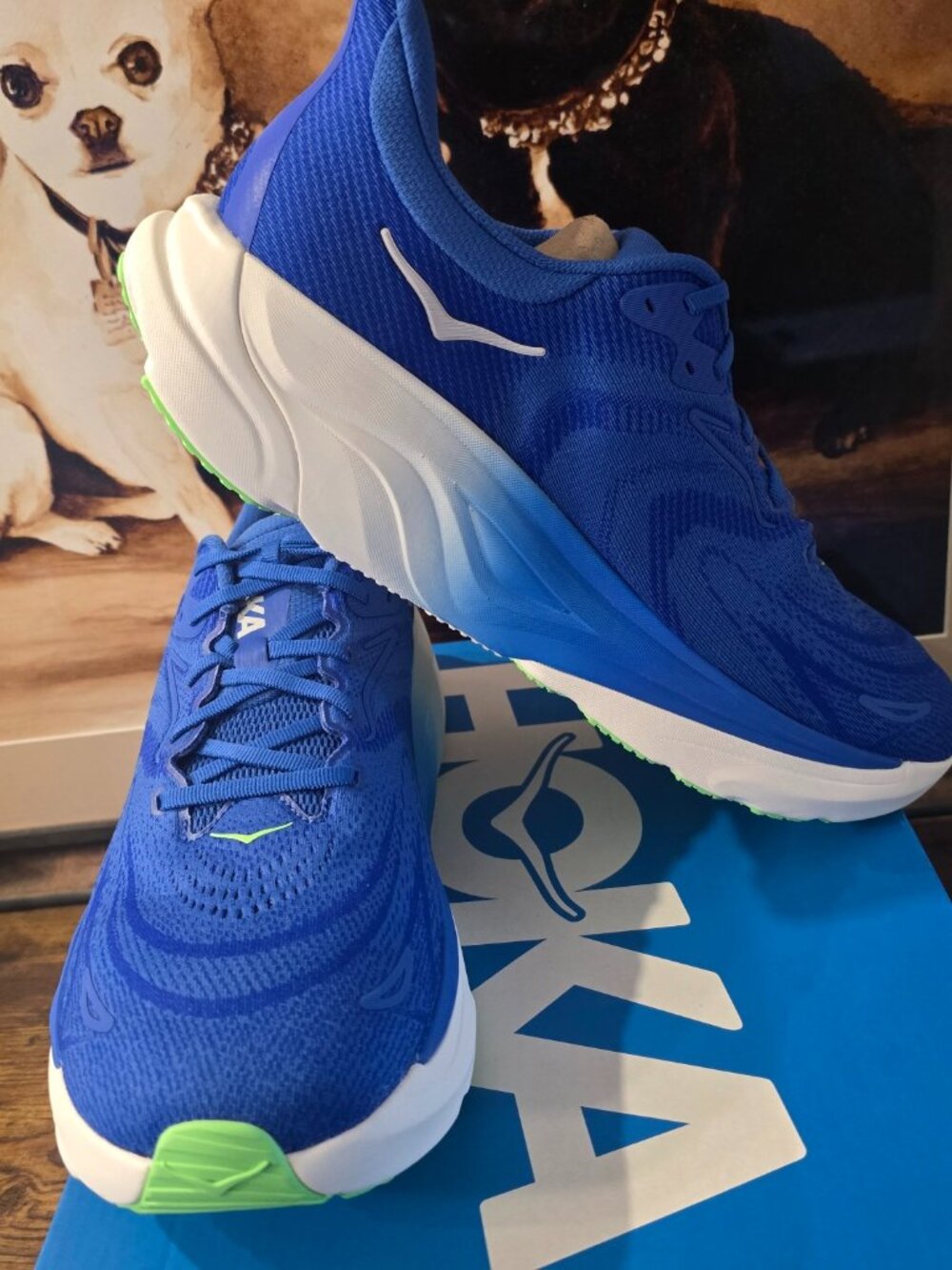 Hoka One One Arahi 8 1168690-CBLTB Blue Running Shoes Sneakers Mens 12 NEW